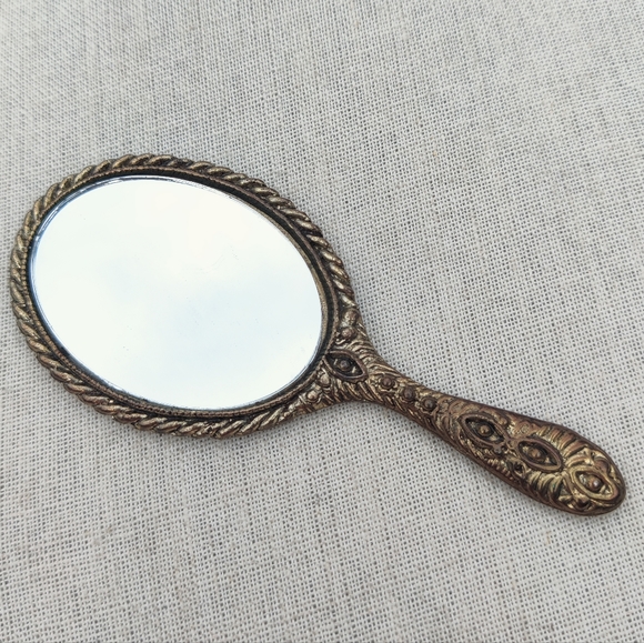 Vintage Accents Antique Small Hand Held Mirror Poshmark